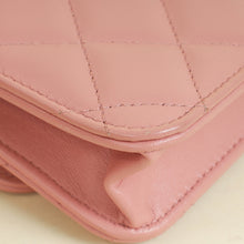 Chanel Light Dusty Pink CC Flower Top Handle Phone Chain Bag