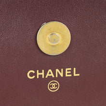 Chanel Burgundy Chain Detail Top Handle Phone Chain Bag