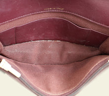 Chanel Burgundy Chain Detail Top Handle Phone Chain Bag