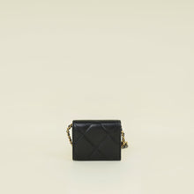 Chanel Black 19 Card Wallet on Chain