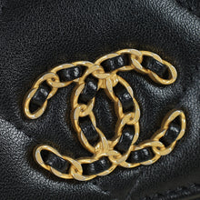 Chanel Black 19 Card Wallet on Chain