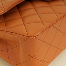 Chanel Peach Orange CC Classic Double Flap Small Bag