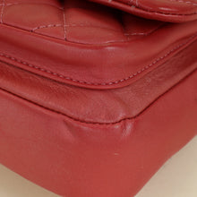 Chanel Dark Pink CC Top Handle Flap Mini Bag