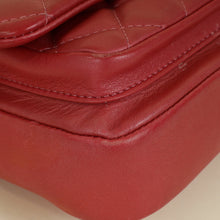 Chanel Dark Pink CC Top Handle Flap Mini Bag