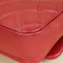 Chanel Dark Pink CC Top Handle Flap Mini Bag
