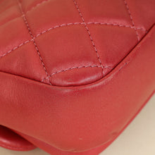 Chanel Dark Pink CC Top Handle Flap Mini Bag