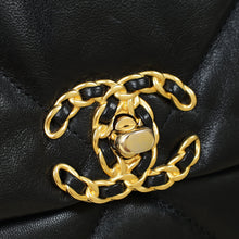 Chanel Black 19 Flap Large Shoulder Bag