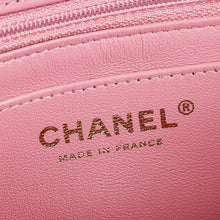 Chanel Pink CC Classic Tweed Mini Flap Bag