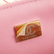 Chanel Pink CC Classic Tweed Mini Flap Bag