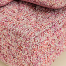 Chanel Pink CC Classic Tweed Mini Flap Bag