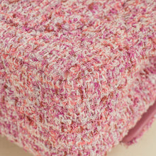 Chanel Pink CC Classic Tweed Mini Flap Bag