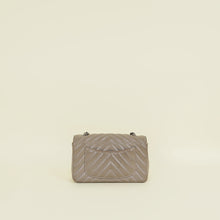 Chanel Etoupe CC Classic Chevron Mini Flap Bag