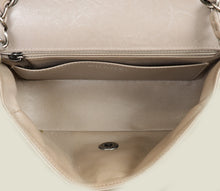 Chanel Etoupe CC Classic Chevron Mini Flap Bag