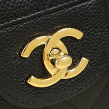 Chanel Black CC Classic Double Flap Jumbo Bag