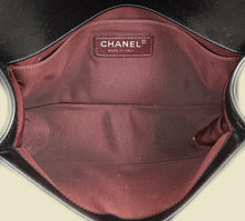 Chanel Black Chained Le Boy Flap Medium Shoulder Bag