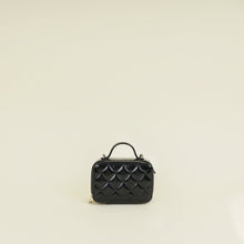 Chanel Black CC Top Handle Vanity Case Bag