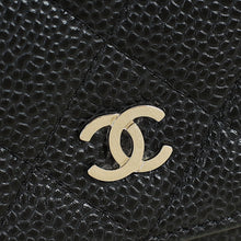 Chanel Black CC Classic Wallet on Chain