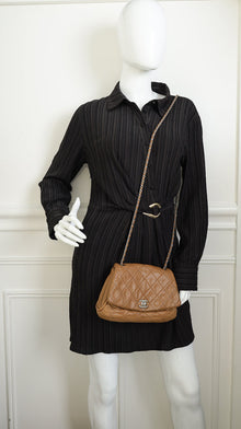 Chanel Brown CC Curvy Flap Bag