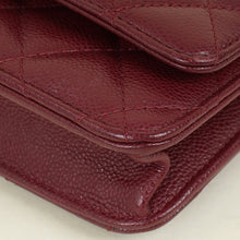 Chanel Burgundy Classic Wallet on Chain