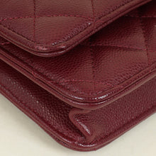 Chanel Burgundy Classic Wallet on Chain