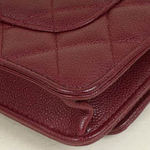 Chanel Burgundy Classic Wallet on Chain