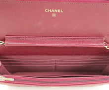 Chanel Burgundy Classic Wallet on Chain