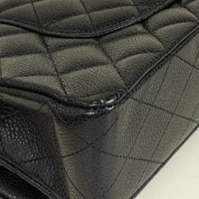 Chanel Black CC Classic Double Flap Medium Bag