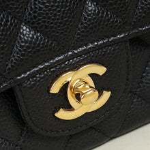 Chanel Black CC Classic Double Flap Medium Bag