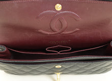 Chanel Black CC Classic Double Flap Medium Bag