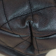 Chanel Metallic Dark Blue CC Quilted Fanny Pack Waist Bag