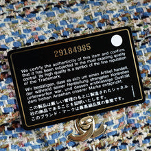 Chanel Blue Multicolor CC Classic 11.12 Tweed Double Flap Medium Bag
