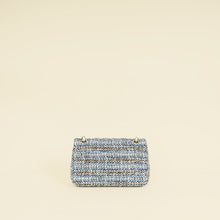 Chanel Blue Multicolor CC Classic 11.12 Tweed Double Flap Medium Bag