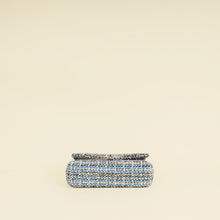 Chanel Blue Multicolor CC Classic 11.12 Tweed Double Flap Medium Bag