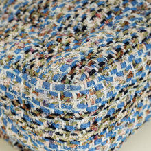Chanel Blue Multicolor CC Classic 11.12 Tweed Double Flap Medium Bag