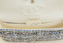 Chanel Blue Multicolor CC Classic 11.12 Tweed Double Flap Medium Bag