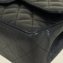 Chanel Black Classic Double Flap Jumbo Bag