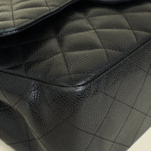Chanel Black Classic Double Flap Jumbo Bag