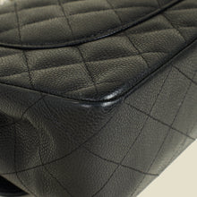 Chanel Black Classic Double Flap Jumbo Bag