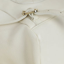 Chanel White CC Business Affinity Backpack Bag