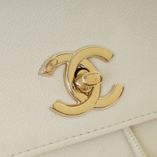 Chanel White CC Business Affinity Backpack Bag