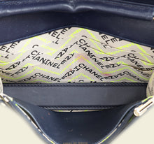 Chanel Indigo Blue CC Classic Wallet On Chain