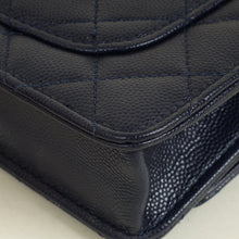 Chanel Indigo Blue CC Classic Wallet On Chain