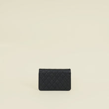 Chanel Black CC Filigree Wallet On Chain