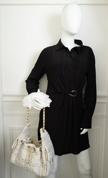 Chanel Tricolor 25 Wool Tweed Small Bag