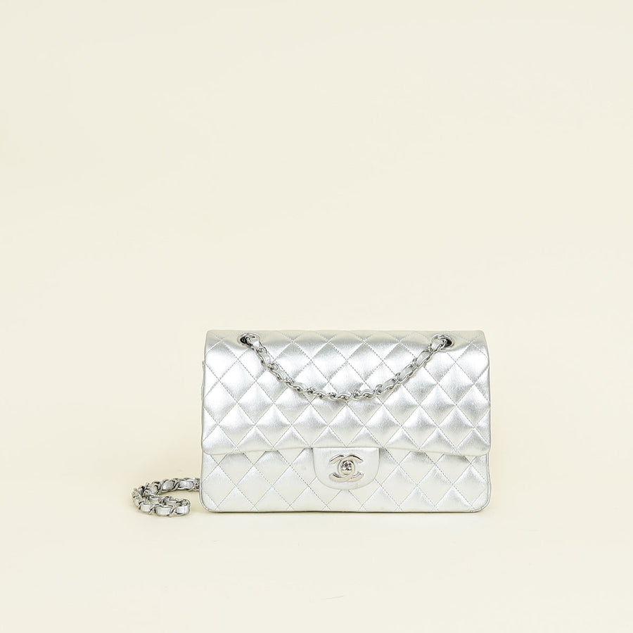Chanel Metallic Classic Double Flap Medium Bag