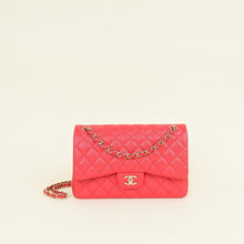 Chanel Red Classic Double Flap Jumbo Bag