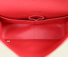 Chanel Red Classic Double Flap Jumbo Bag