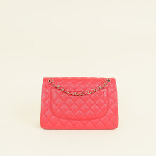 Chanel Red Classic Double Flap Jumbo Bag