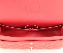 Chanel Red Classic Double Flap Jumbo Bag