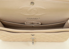 Chanel Beige CC Classic 11.12 Caviar Double Flap Medium Bag